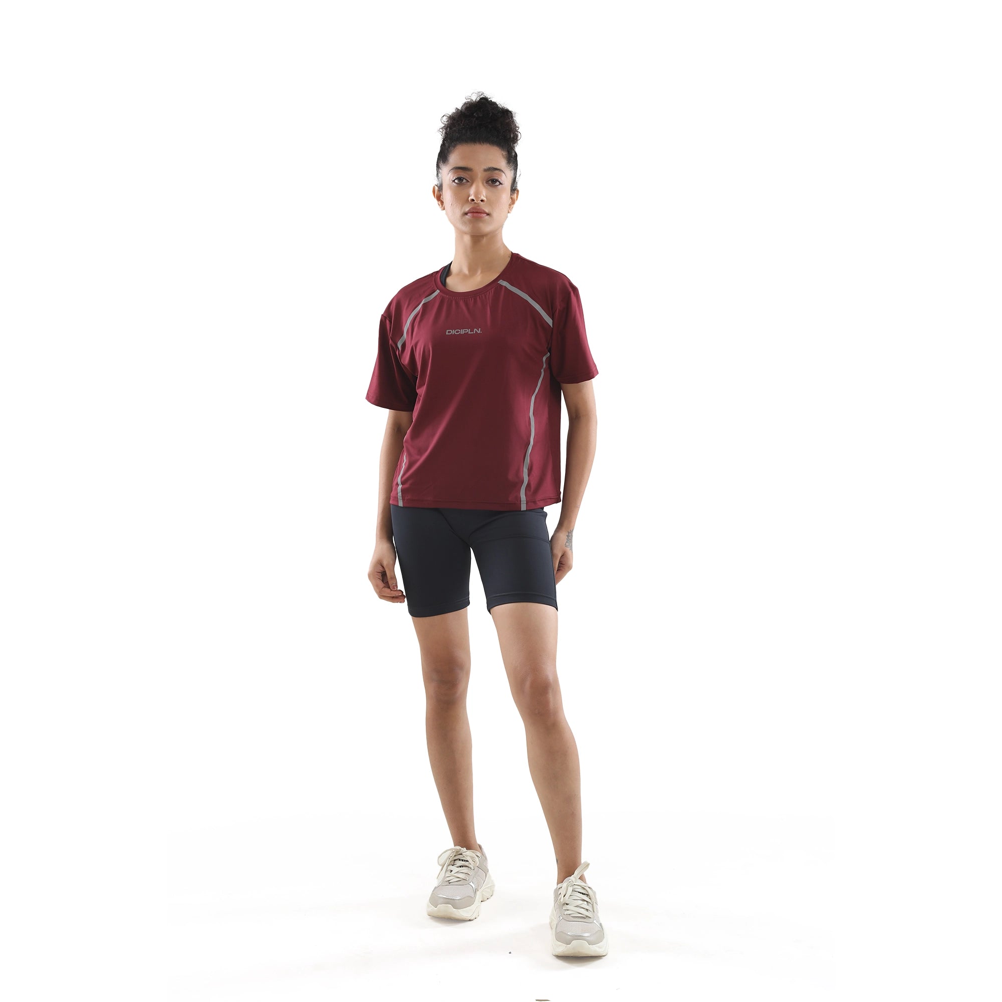 Oversize Comfort Tee - Maroon