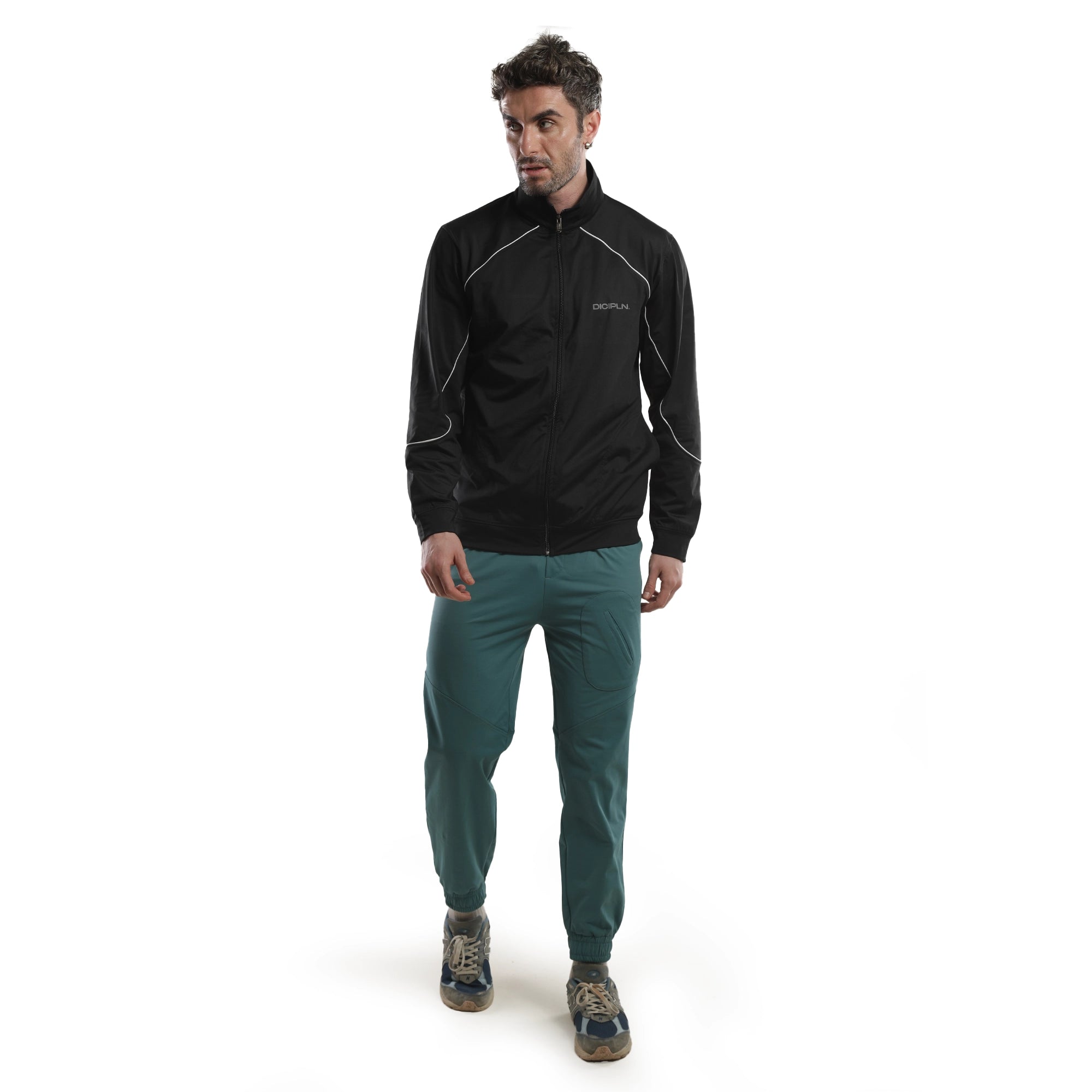 Elevate High Neck Jacket - Black