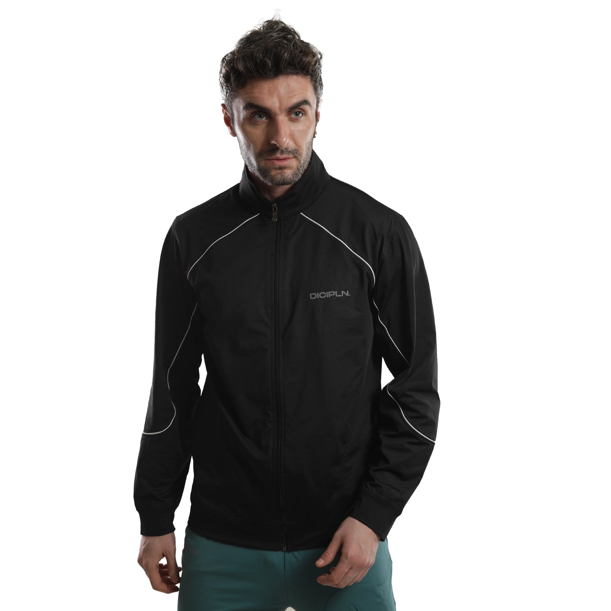 Elevate High Neck Jacket - Black
