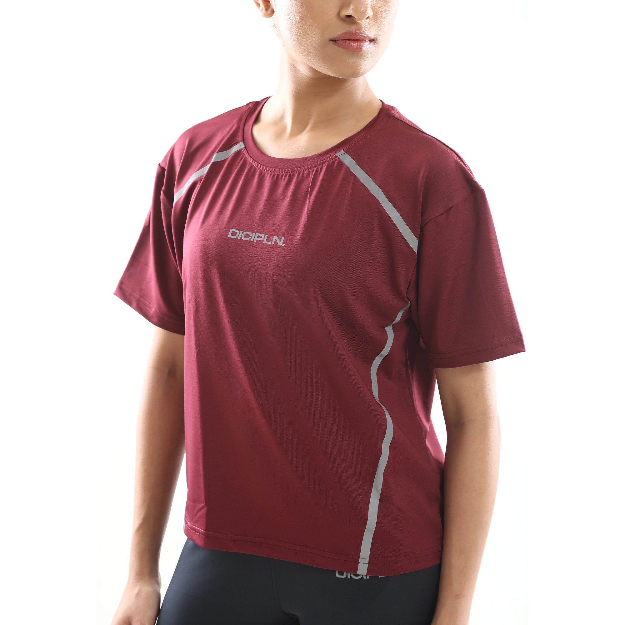 Oversize Comfort Tee - Maroon