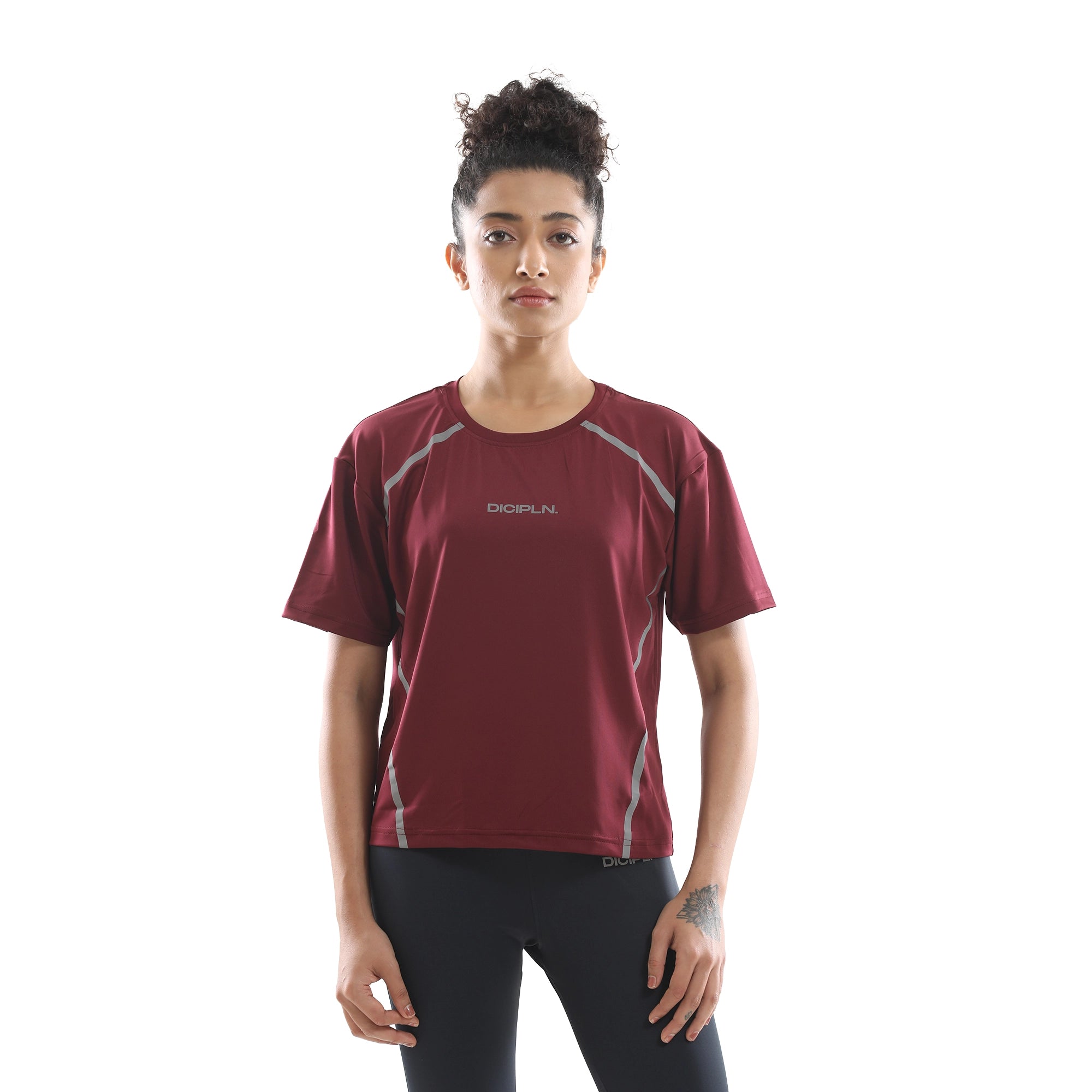 Oversize Comfort Tee - Maroon