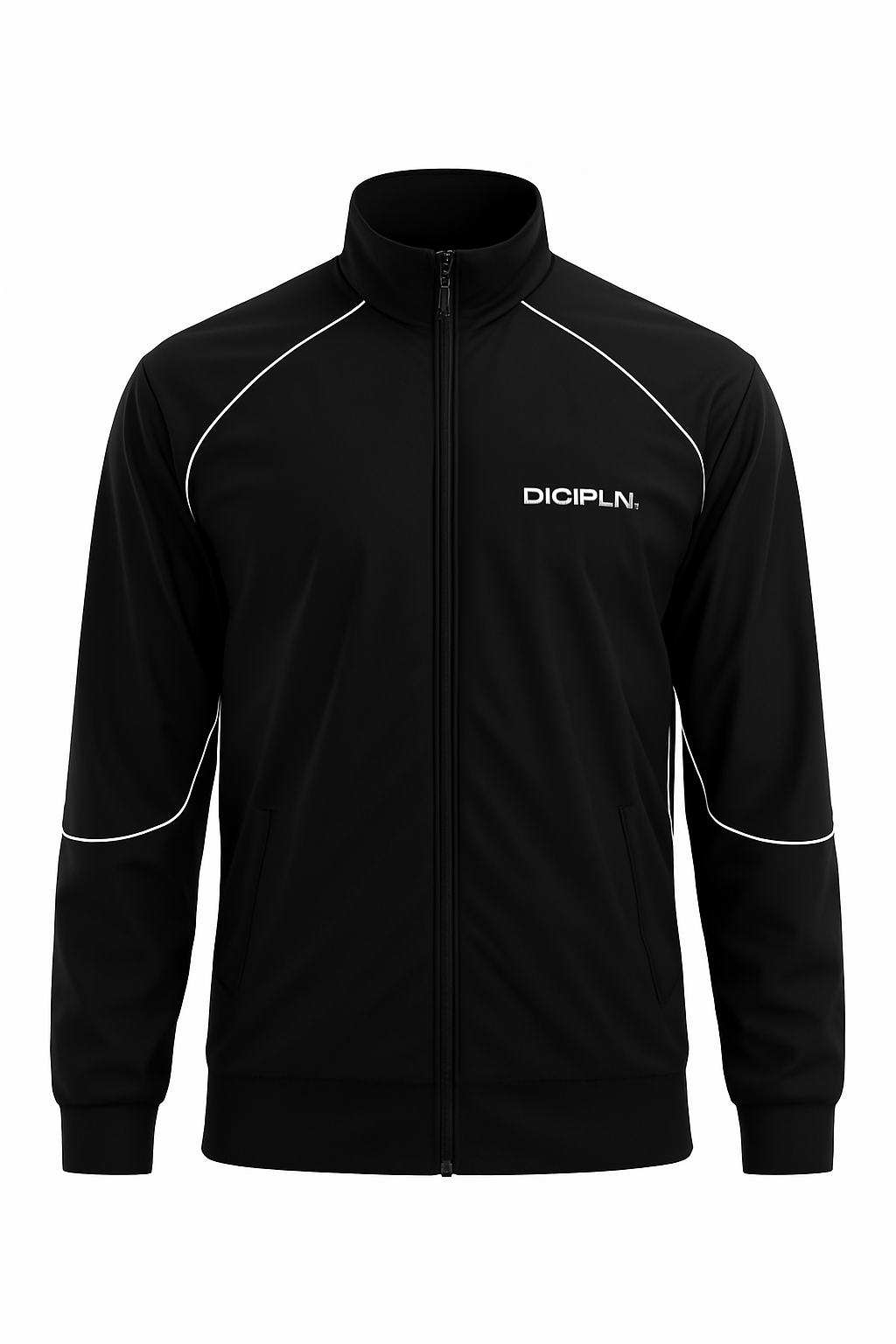 Elevate High Neck Jacket - Black
